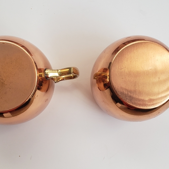 Solid Copper Mug Cup Set of 2 - Picture 4 of 5